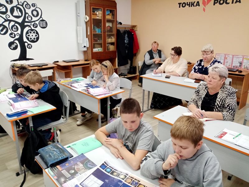 Открытые уроки на базе "Точка роста".